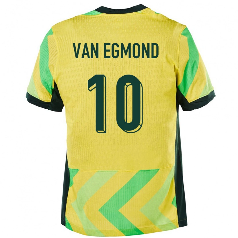 Danxen Damen Australien Emily Van Egmond #10 Golden Heimtrikot Trikot 24-26 T-Shirt Schweiz
