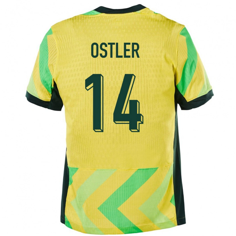 Danxen Damen Australien Trent Ostler #14 Golden Heimtrikot Trikot 24-26 T-Shirt Schweiz
