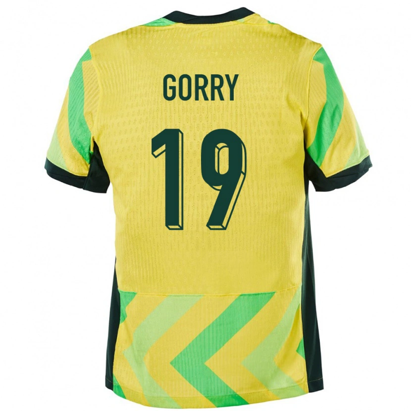 Danxen Damen Australien Katrina Gorry #19 Golden Heimtrikot Trikot 24-26 T-Shirt Schweiz