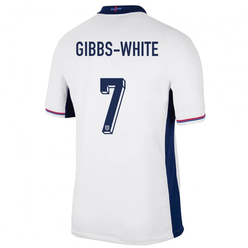 Danxen Damen England Morgan Gibbs-White #7 Weiß Heimtrikot Trikot 24-26 T-Shirt Schweiz