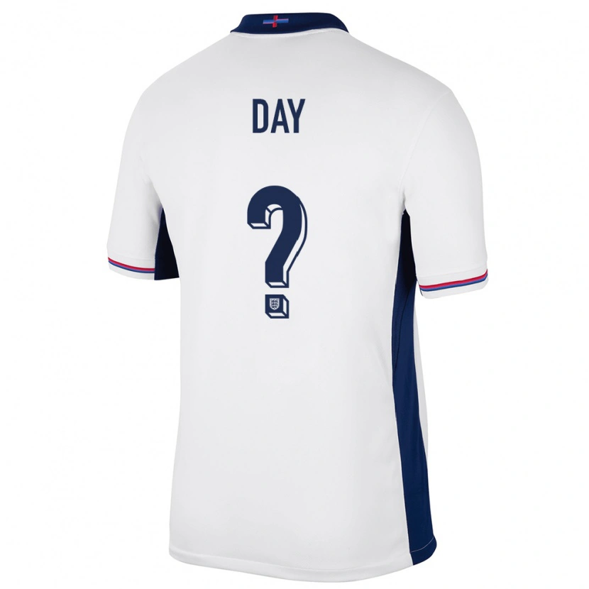 Danxen Damen England Frankie Day #0 Weiß Heimtrikot Trikot 24-26 T-Shirt Schweiz