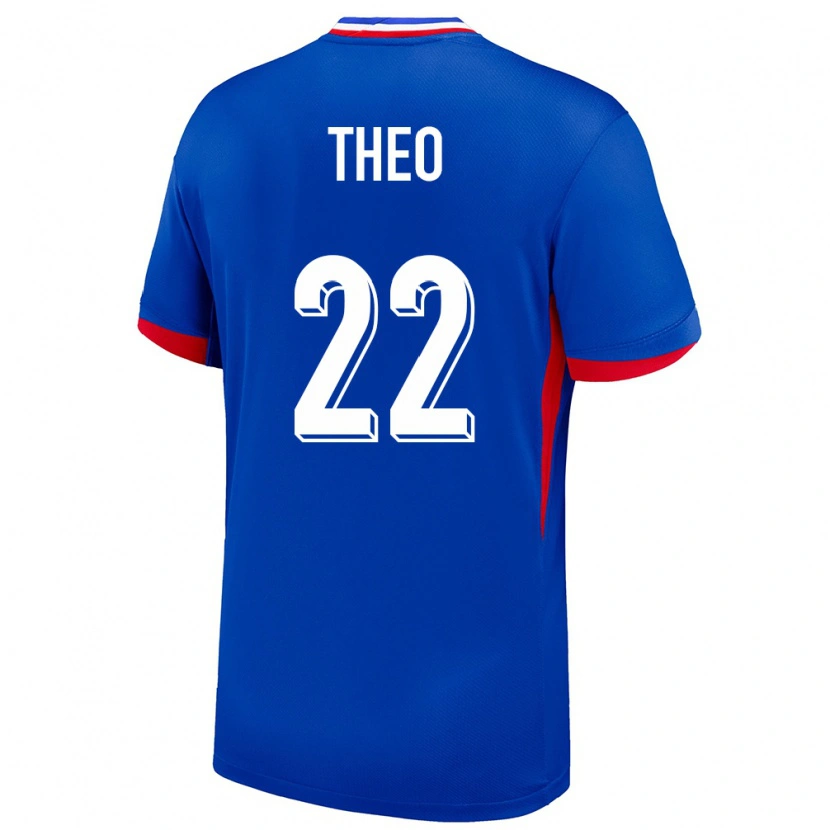 Danxen Damen Frankreich Theo Hernández #22 Blau Heimtrikot Trikot 24-26 T-Shirt Schweiz