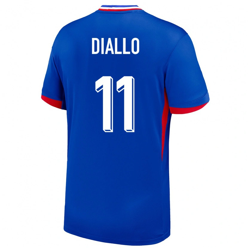 Danxen Damen Frankreich Tidiane Diallo #11 Blau Heimtrikot Trikot 24-26 T-Shirt Schweiz