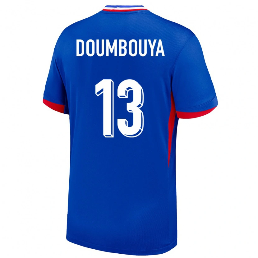 Danxen Damen Frankreich Amidou Doumbouya #13 Blau Heimtrikot Trikot 24-26 T-Shirt Schweiz