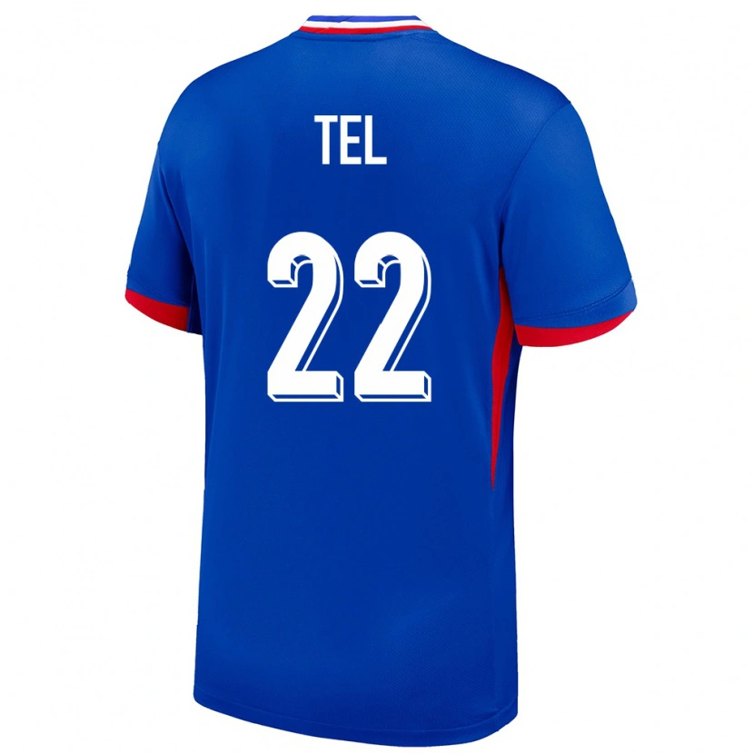 Danxen Damen Frankreich Mathys Tel #22 Blau Heimtrikot Trikot 24-26 T-Shirt Schweiz