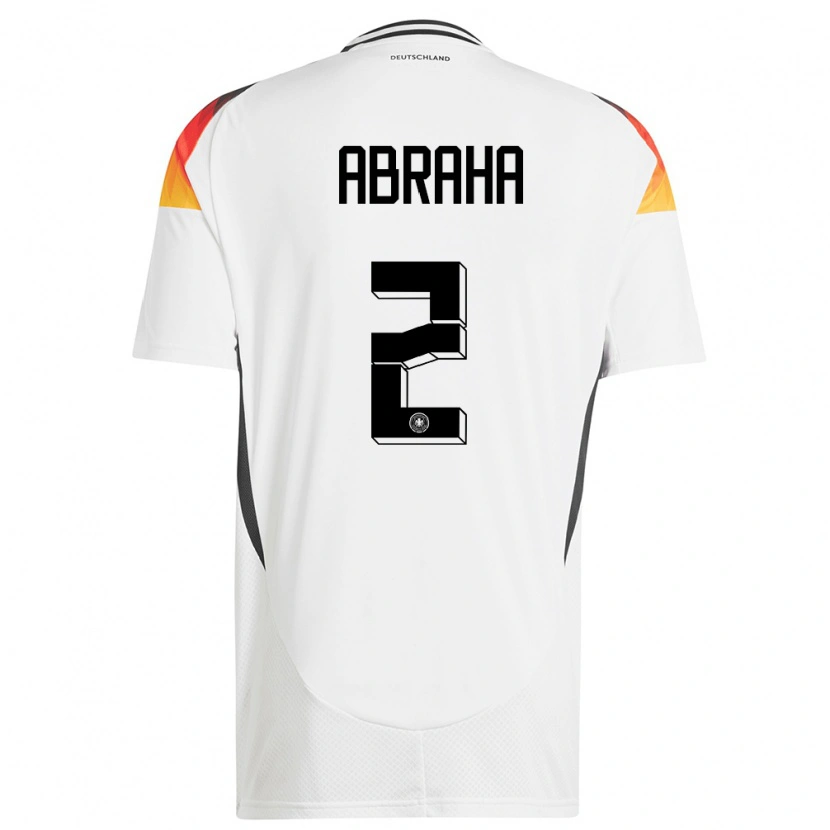 Danxen Damen Deutschland Natnael Abraha #2 Weiß Heimtrikot Trikot 24-26 T-Shirt Schweiz