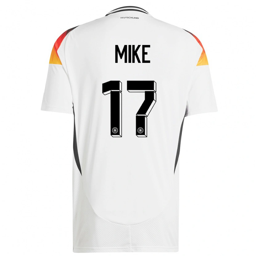 Danxen Damen Deutschland Wisdom Mike #17 Weiß Heimtrikot Trikot 24-26 T-Shirt Schweiz