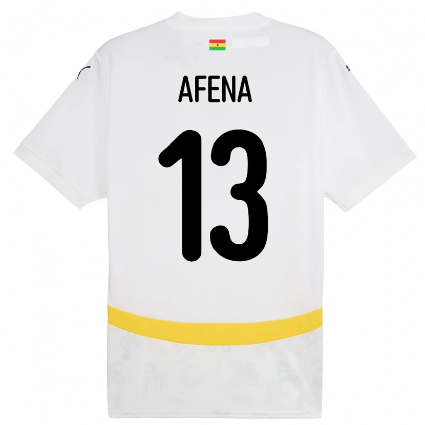 Danxen Damen Ghana Felix Afena-Gyan #13 Weiß Heimtrikot Trikot 24-26 T-Shirt Schweiz