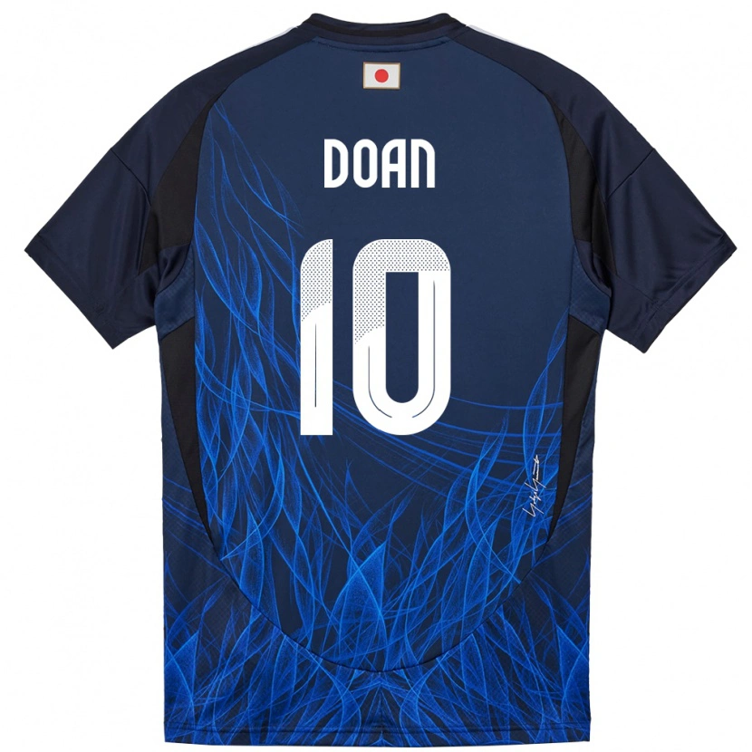 Danxen Damen Japan Ritsu Doan #10 Dunkelblau Heimtrikot Trikot 24-26 T-Shirt Schweiz