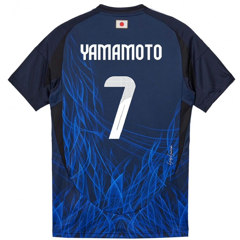 Danxen Damen Japan Rihito Yamamoto #7 Dunkelblau Heimtrikot Trikot 24-26 T-Shirt Schweiz