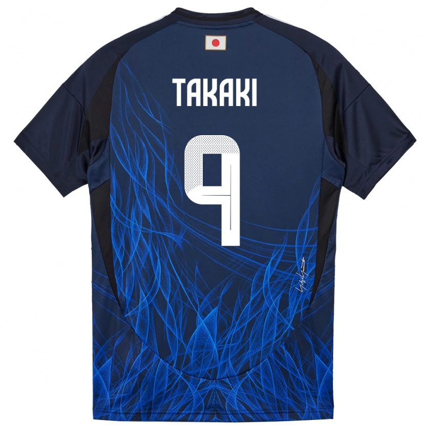 Danxen Damen Japan Eito Takaki #9 Dunkelblau Heimtrikot Trikot 24-26 T-Shirt Schweiz
