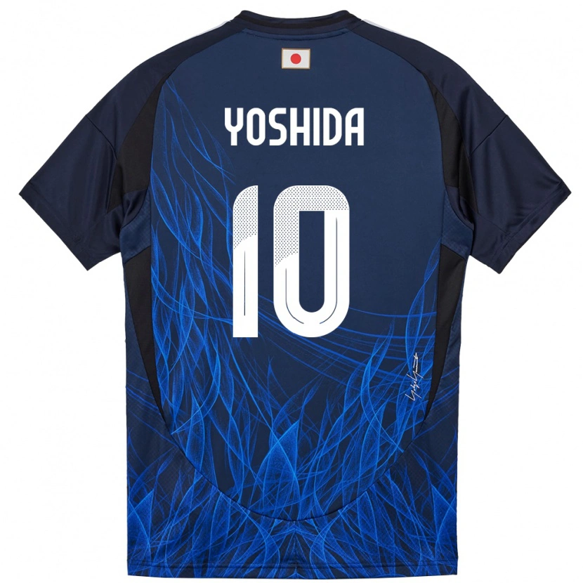 Danxen Damen Japan Minato Yoshida #10 Dunkelblau Heimtrikot Trikot 24-26 T-Shirt Schweiz