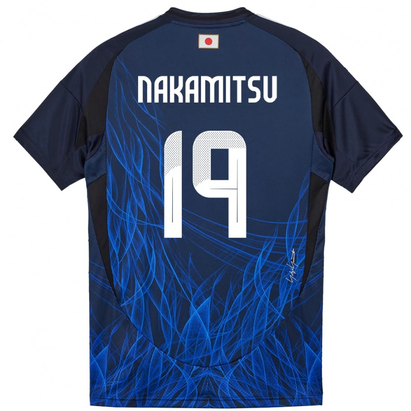Danxen Damen Japan Kanata Nakamitsu #19 Dunkelblau Heimtrikot Trikot 24-26 T-Shirt Schweiz