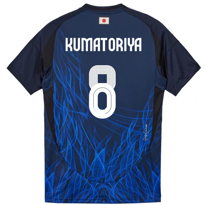 Danxen Damen Japan Issei Kumatoriya #8 Dunkelblau Heimtrikot Trikot 24-26 T-Shirt Schweiz