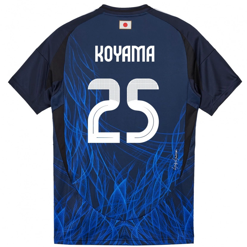 Danxen Damen Japan Shinomi Koyama #25 Dunkelblau Heimtrikot Trikot 24-26 T-Shirt Schweiz
