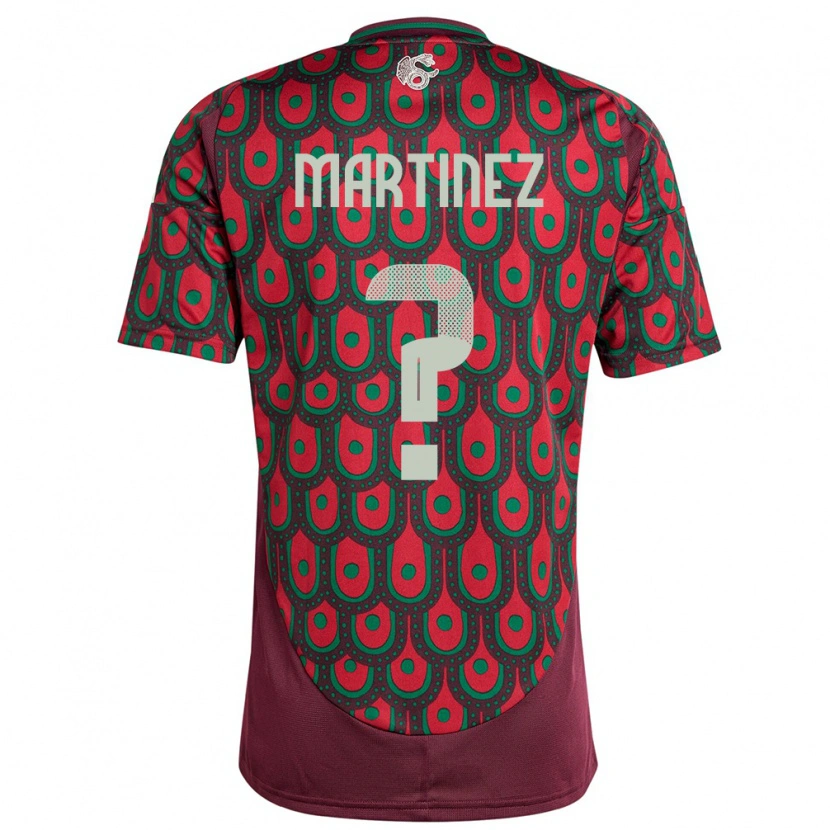 Danxen Damen Mexiko Saeed Martinez #0 Kastanienbraun Heimtrikot Trikot 24-26 T-Shirt Schweiz