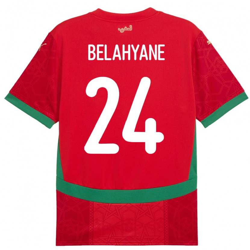Danxen Damen Marokko Reda Belahyane #24 Rot Heimtrikot Trikot 24-26 T-Shirt Schweiz
