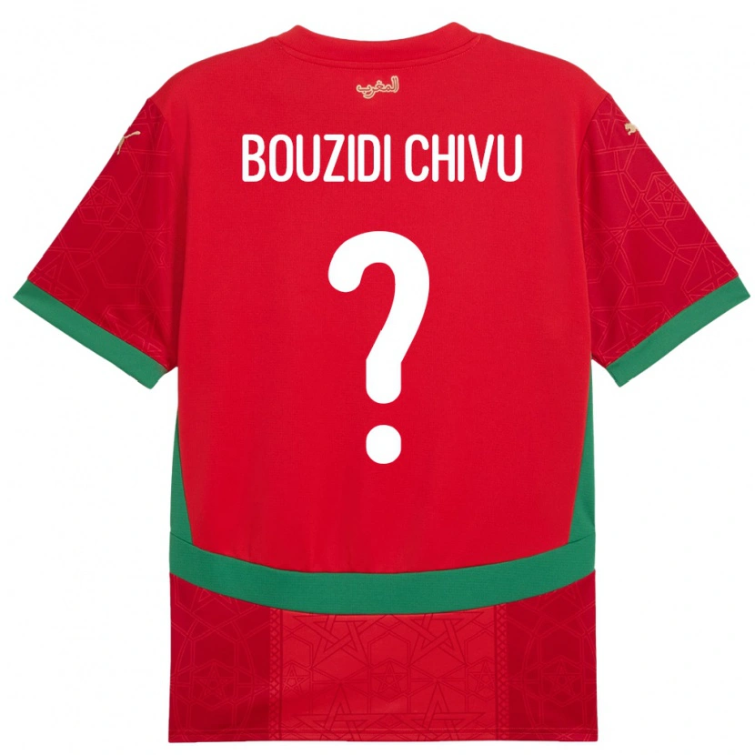 Danxen Damen Marokko Rayan Bouzidi Chivu #0 Rot Heimtrikot Trikot 24-26 T-Shirt Schweiz
