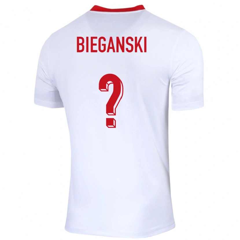 Danxen Damen Polen Jan Bieganski #0 Weiß Heimtrikot Trikot 24-26 T-Shirt Schweiz