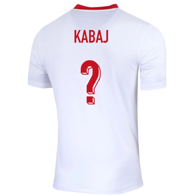 Danxen Damen Polen Lukasz Kabaj #0 Weiß Heimtrikot Trikot 24-26 T-Shirt Schweiz