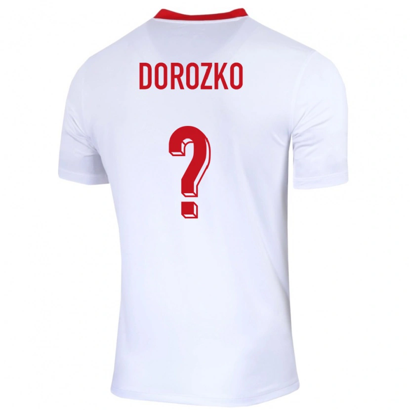 Danxen Damen Polen Jan Dorozko #0 Weiß Heimtrikot Trikot 24-26 T-Shirt Schweiz