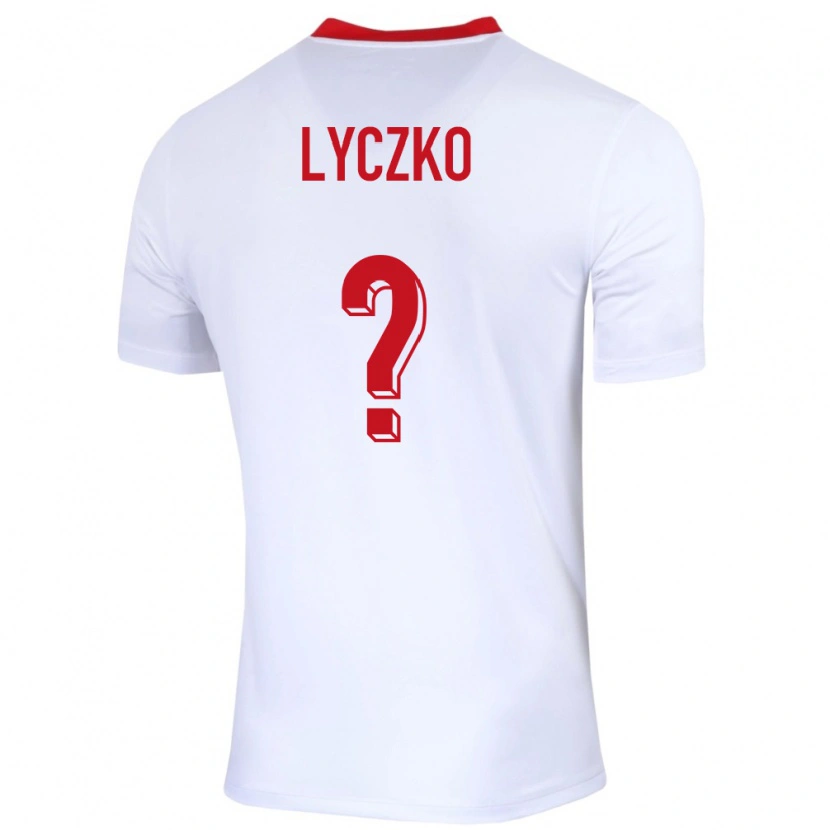 Danxen Damen Polen Szymon Lyczko #0 Weiß Heimtrikot Trikot 24-26 T-Shirt Schweiz