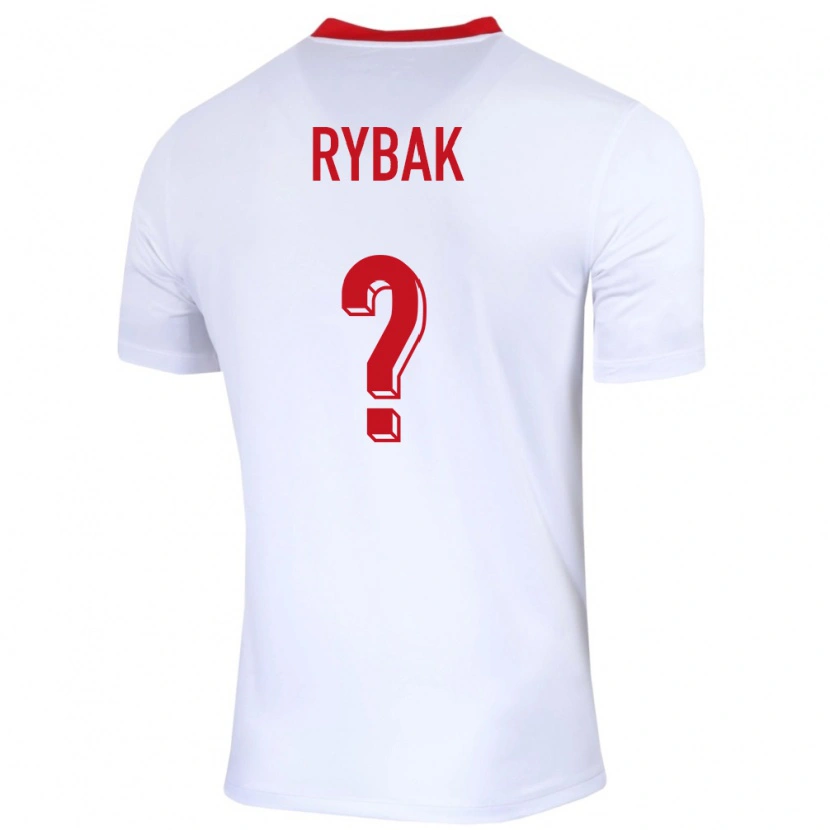 Danxen Damen Polen Alan Rybak #0 Weiß Heimtrikot Trikot 24-26 T-Shirt Schweiz