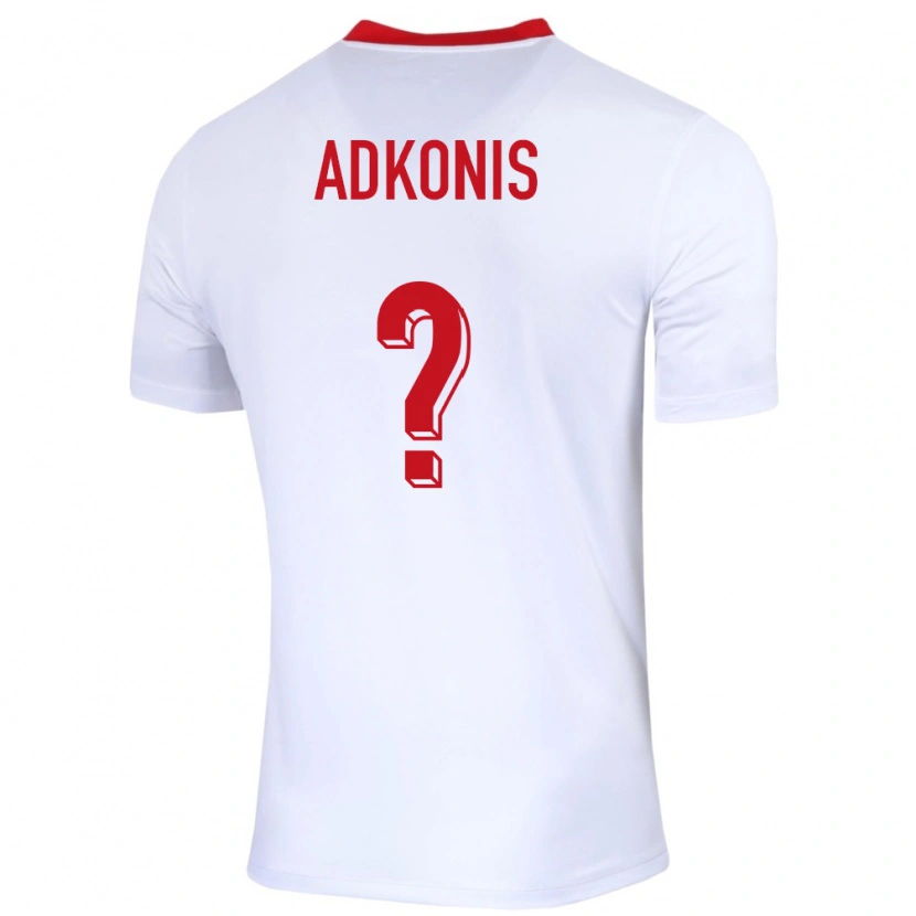 Danxen Damen Polen Jakub Adkonis #0 Weiß Heimtrikot Trikot 24-26 T-Shirt Schweiz