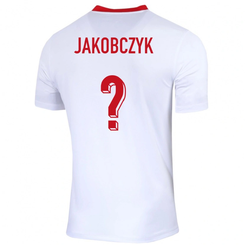 Danxen Damen Polen Kamil Jakobczyk #0 Weiß Heimtrikot Trikot 24-26 T-Shirt Schweiz