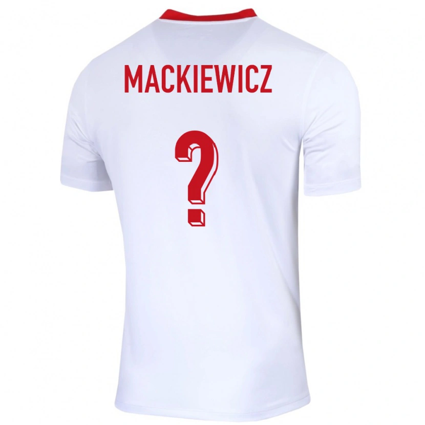 Danxen Damen Polen Patryk Mackiewicz #0 Weiß Heimtrikot Trikot 24-26 T-Shirt Schweiz