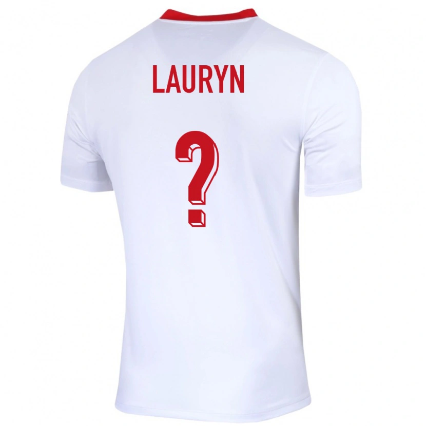 Danxen Damen Polen Mateusz Lauryn #0 Weiß Heimtrikot Trikot 24-26 T-Shirt Schweiz