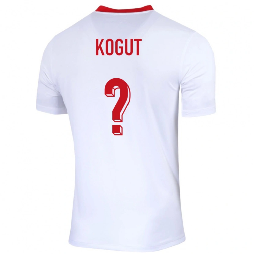 Danxen Damen Polen Dawid Kogut #0 Weiß Heimtrikot Trikot 24-26 T-Shirt Schweiz