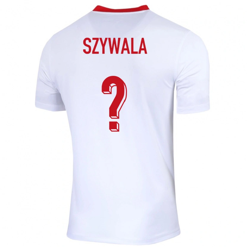Danxen Damen Polen Bartosz Szywala #0 Weiß Heimtrikot Trikot 24-26 T-Shirt Schweiz