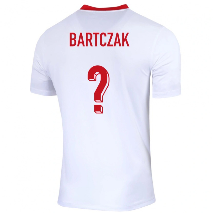 Danxen Damen Polen Piotr Bartczak #0 Weiß Heimtrikot Trikot 24-26 T-Shirt Schweiz