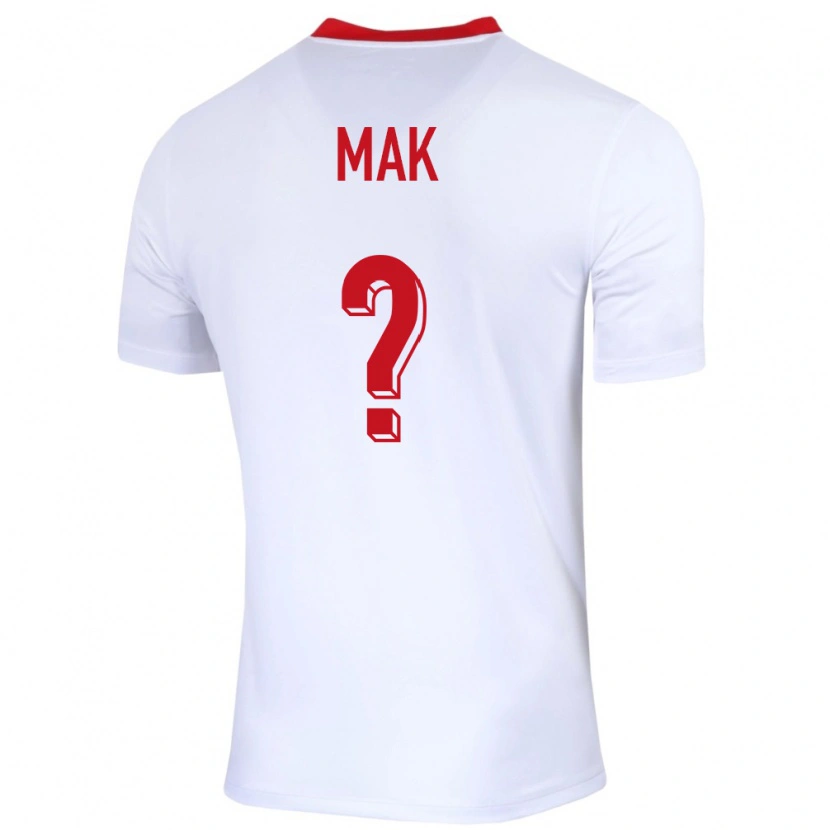 Danxen Damen Polen Igor Mak #0 Weiß Heimtrikot Trikot 24-26 T-Shirt Schweiz