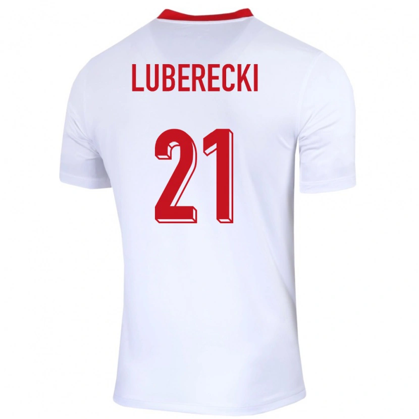 Danxen Damen Polen Filip Luberecki #21 Weiß Heimtrikot Trikot 24-26 T-Shirt Schweiz