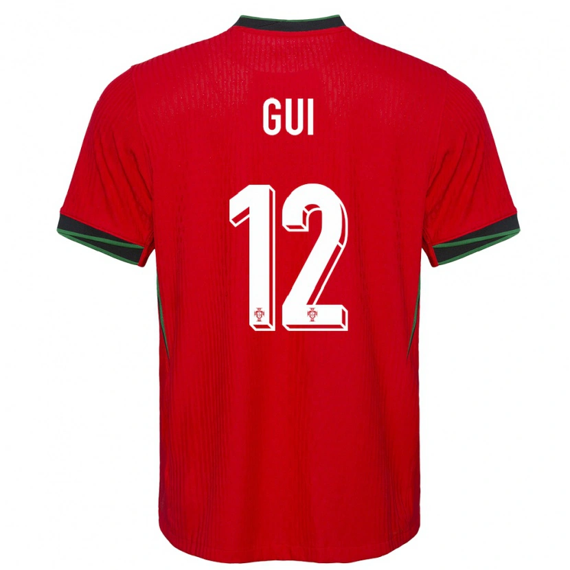 Danxen Damen Portugal Gui #12 Rot Heimtrikot Trikot 24-26 T-Shirt Schweiz