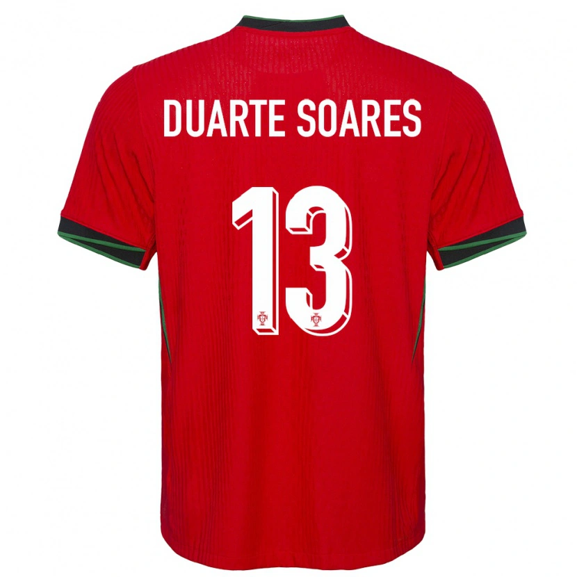 Danxen Damen Portugal Duarte Soares #13 Rot Heimtrikot Trikot 24-26 T-Shirt Schweiz