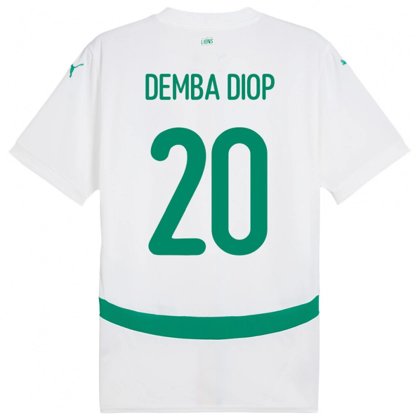 Danxen Damen Senegal Pape Demba Diop #20 Weiß Heimtrikot Trikot 24-26 T-Shirt Schweiz