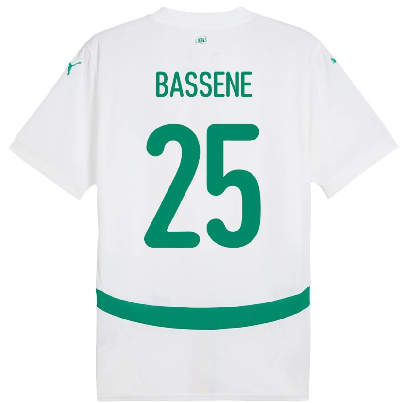 Danxen Damen Senegal Pascaline Bassene #25 Weiß Heimtrikot Trikot 24-26 T-Shirt Schweiz