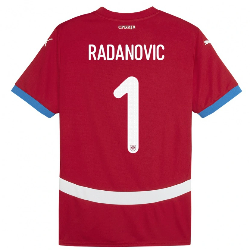 Danxen Damen Serbien Savo Radanovic #1 Rot Heimtrikot Trikot 24-26 T-Shirt Schweiz