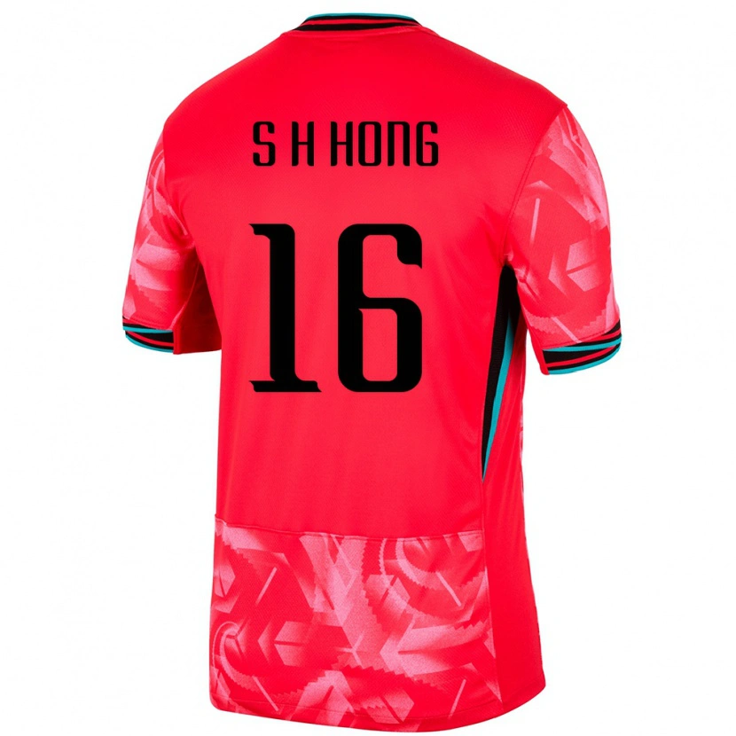 Danxen Damen Südkorea Hyun-Seok Hong #16 Rot Heimtrikot Trikot 24-26 T-Shirt Schweiz