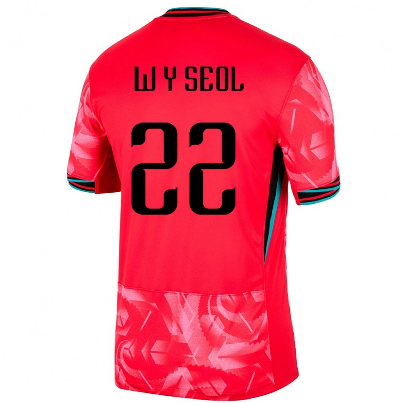 Danxen Damen Südkorea Young-Woo Seol #22 Rot Heimtrikot Trikot 24-26 T-Shirt Schweiz