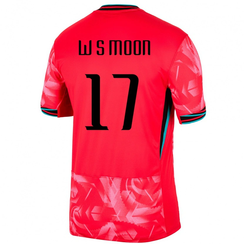 Danxen Damen Südkorea Seong-Woo Moon #17 Rot Heimtrikot Trikot 24-26 T-Shirt Schweiz