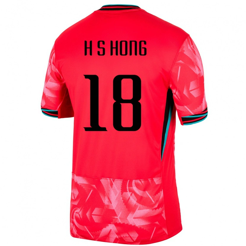 Danxen Damen Südkorea Seok-Hyun Hong #18 Rot Heimtrikot Trikot 24-26 T-Shirt Schweiz