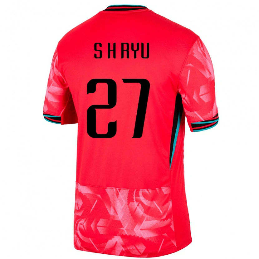 Danxen Damen Südkorea Hye-Sung Ryu #27 Rot Heimtrikot Trikot 24-26 T-Shirt Schweiz