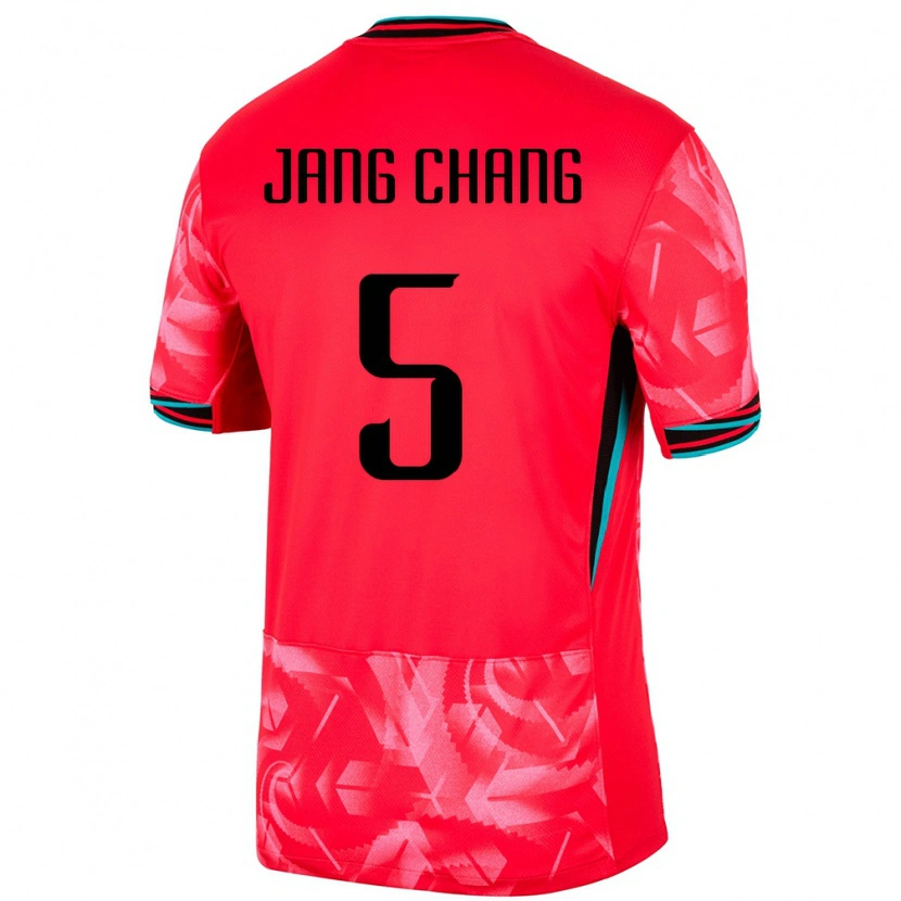Danxen Damen Südkorea Jang Chang #5 Rot Heimtrikot Trikot 24-26 T-Shirt Schweiz