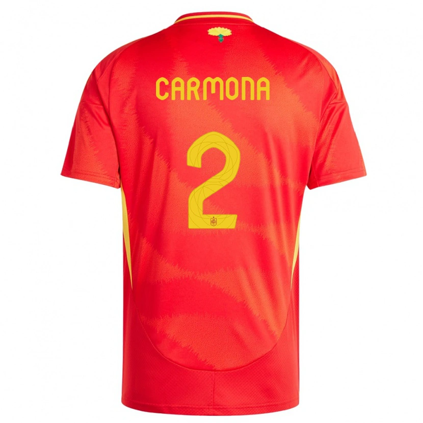 Danxen Damen Spanien José Ángel Carmona #2 Rot Heimtrikot Trikot 24-26 T-Shirt Schweiz
