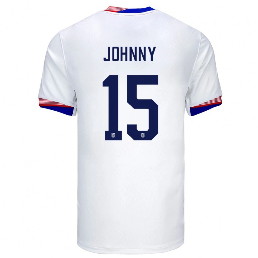 Danxen Damen Vereinigte Staaten Johnny Cardoso #15 Weiß Heimtrikot Trikot 24-26 T-Shirt Schweiz