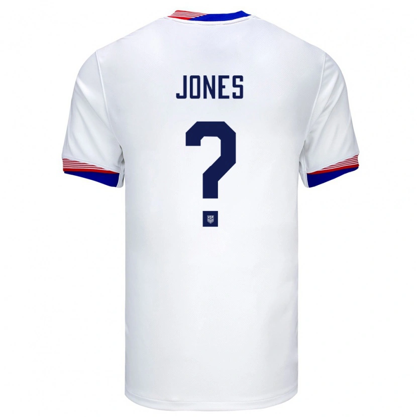 Danxen Damen Vereinigte Staaten Austyn Jones #0 Weiß Heimtrikot Trikot 24-26 T-Shirt Schweiz